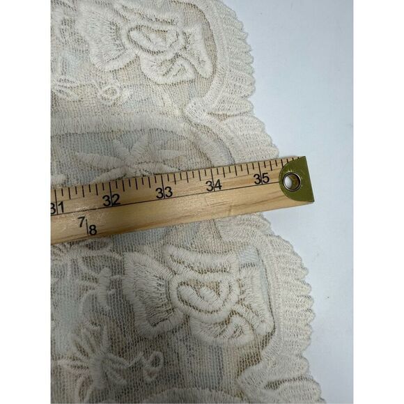 Jen's Pirate Booty Bohemian Wanderlust Lace Embroidered Kaftan Cover Up OS Cream - Picture 9 of 11